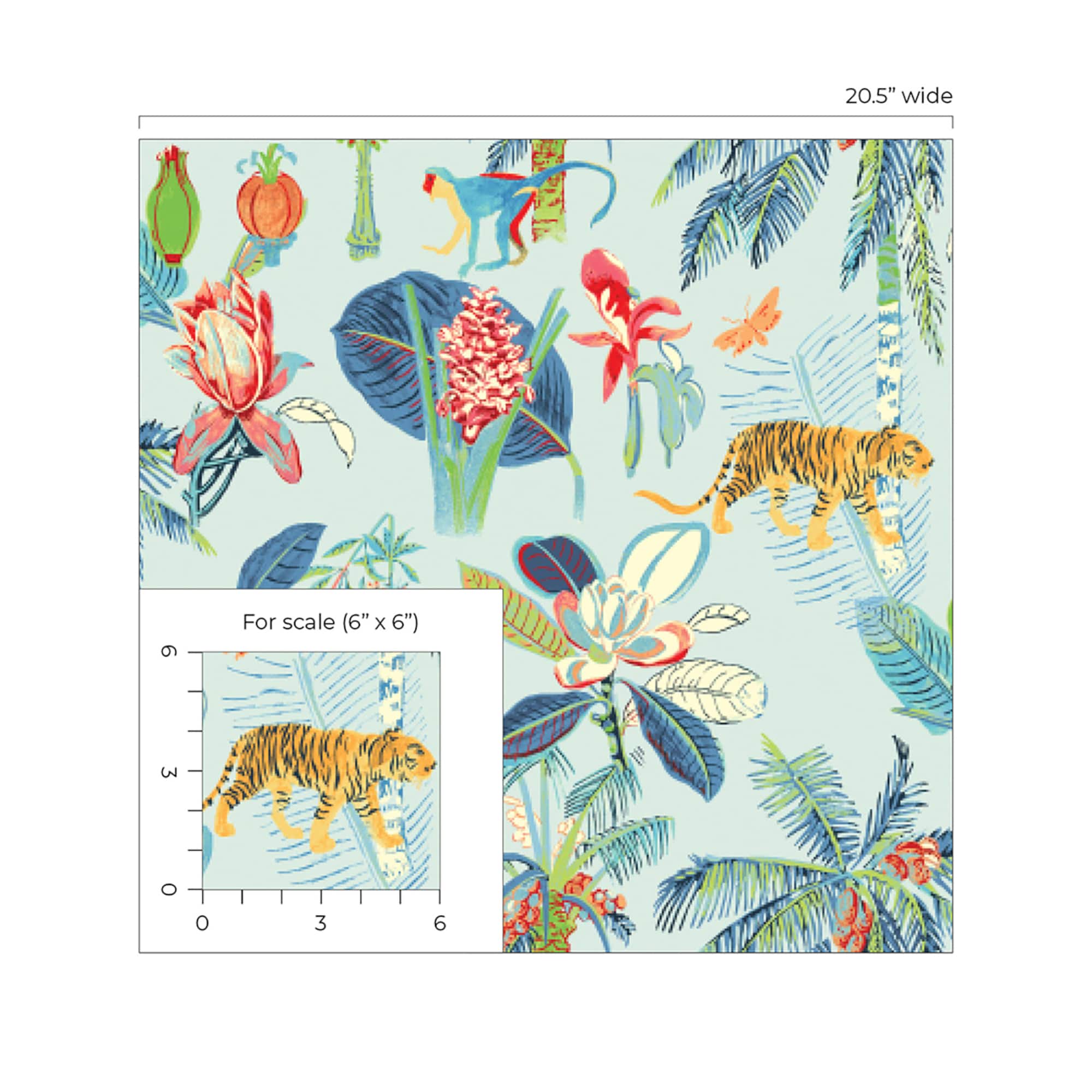 Tommy Bahama Heavenly Kingdom Peel & Stick Wallpaper